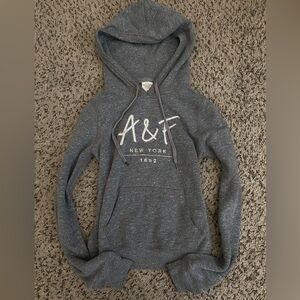 Abercrombie & Fitch Gray Hoodie Sweater